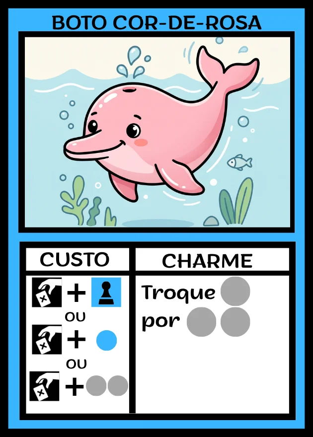 Carta Boto Cor-de-Rosa